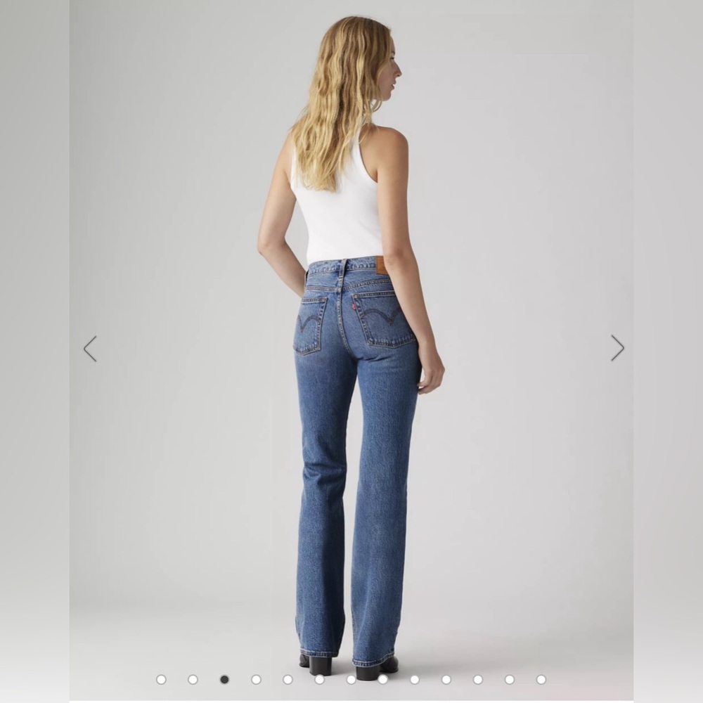 Levi's wedgie boot 27x32 Blue Denim Jeans - Picture 8 of 10